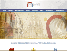 Tablet Screenshot of ordineingegneri.rg.it