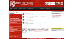Desktop Screenshot of ordineingegneri.ve.it